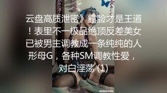 云盘高质泄密》露脸才是王道！表里不一极品绝顶反差美女已被男主调教成一条纯纯的人形母G，各种SM调教性爱，对白淫荡 (1)