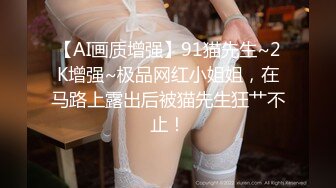 【AI画质增强】91猫先生~2K增强~极品网红小姐姐，在马路上露出后被猫先生狂艹不止！