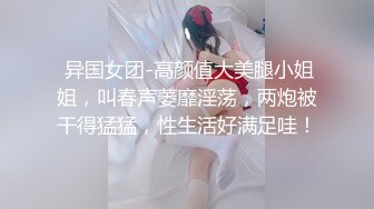  异国女团-高颜值大美腿小姐姐，叫春声萎靡淫荡，两炮被干得猛猛，性生活好满足哇！