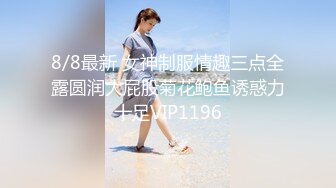 8/8最新 女神制服情趣三点全露圆润大屁股菊花鲍鱼诱惑力十足VIP1196