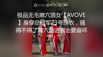 极品无毛嫩穴浪女【AVOVE】身穿总冠军23号球衣，骚得不得了嫩穴翻进翻出要崩坏了！